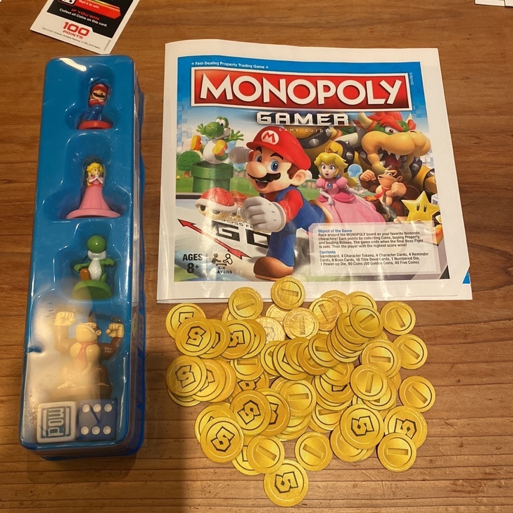 Monopoly “Gamer” Mario Bros. English & French Edition - Picture 4 of 6